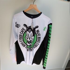 Meow Wolf Future Fantasy Delight Cyber Cafe Exhibit Jersey Long Sleeve